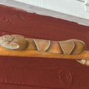 Carved Snake Cedar Walking Stick