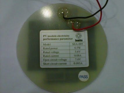 Telemetry With Solar Cell