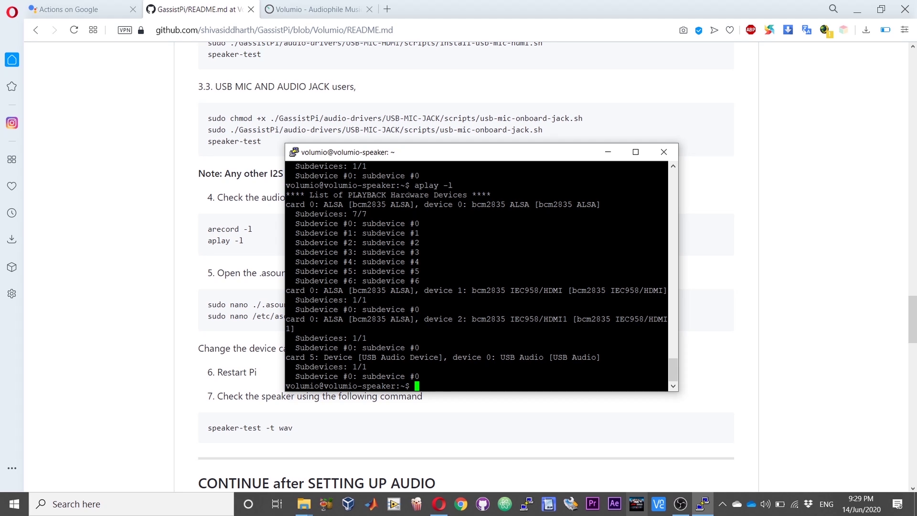Volumio online google home