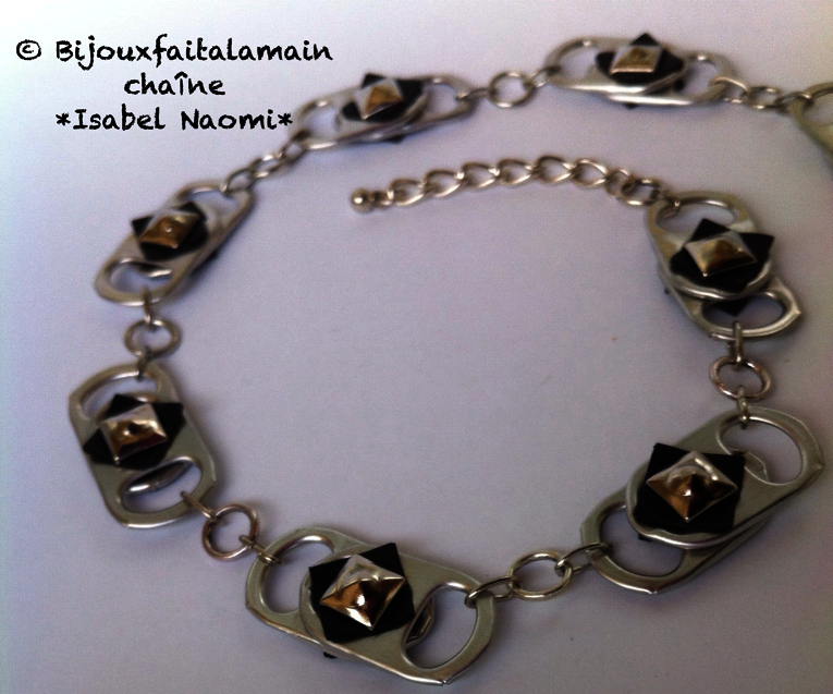 How to Make a Necklace With Soda Can Tabs and Inner Bicycle Tube