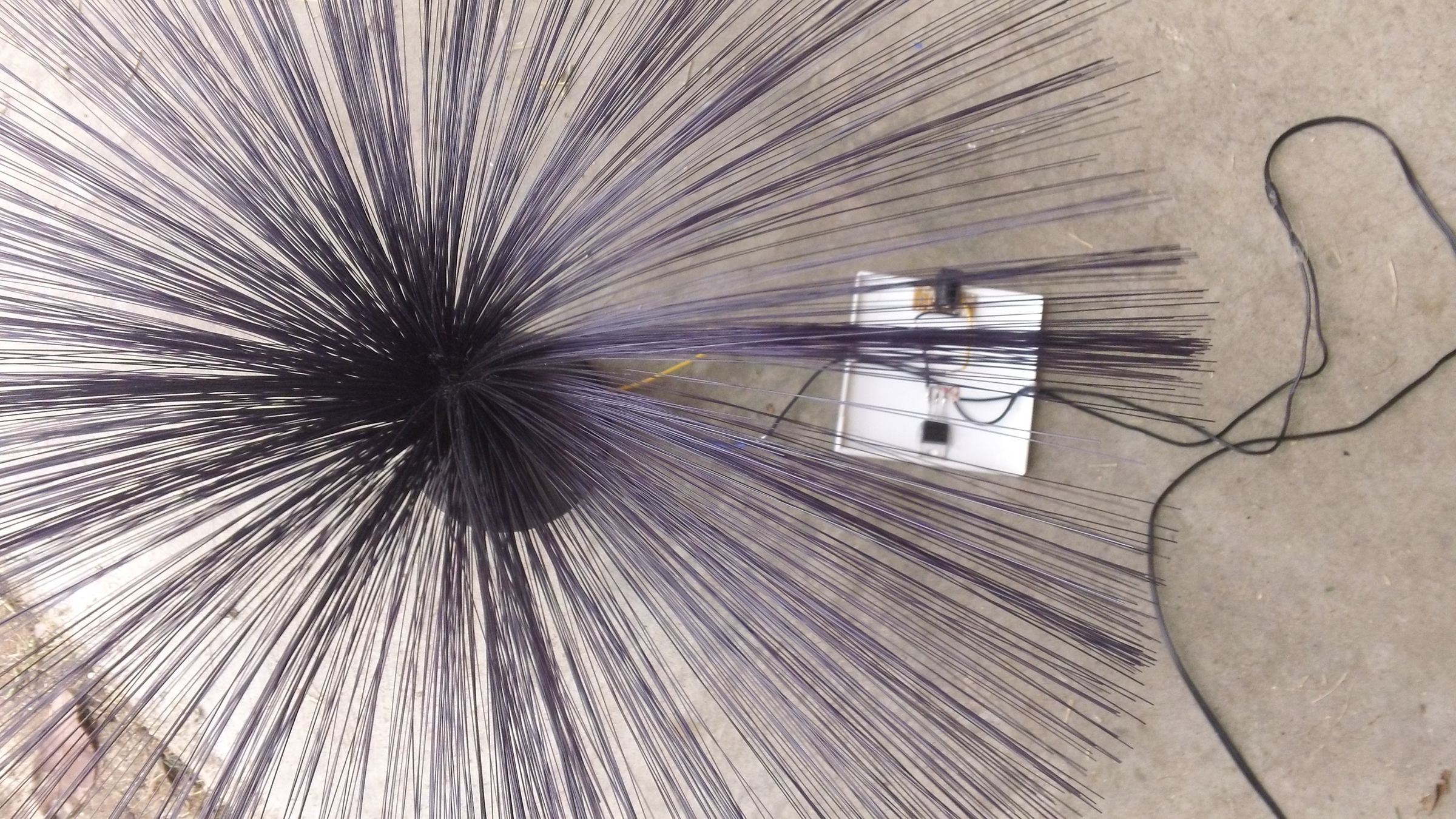 Fiber Optic Audio Visualizer (Wiimote Controlled)
