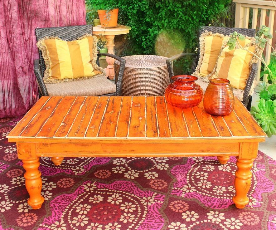 70's Coffee Table Makeover