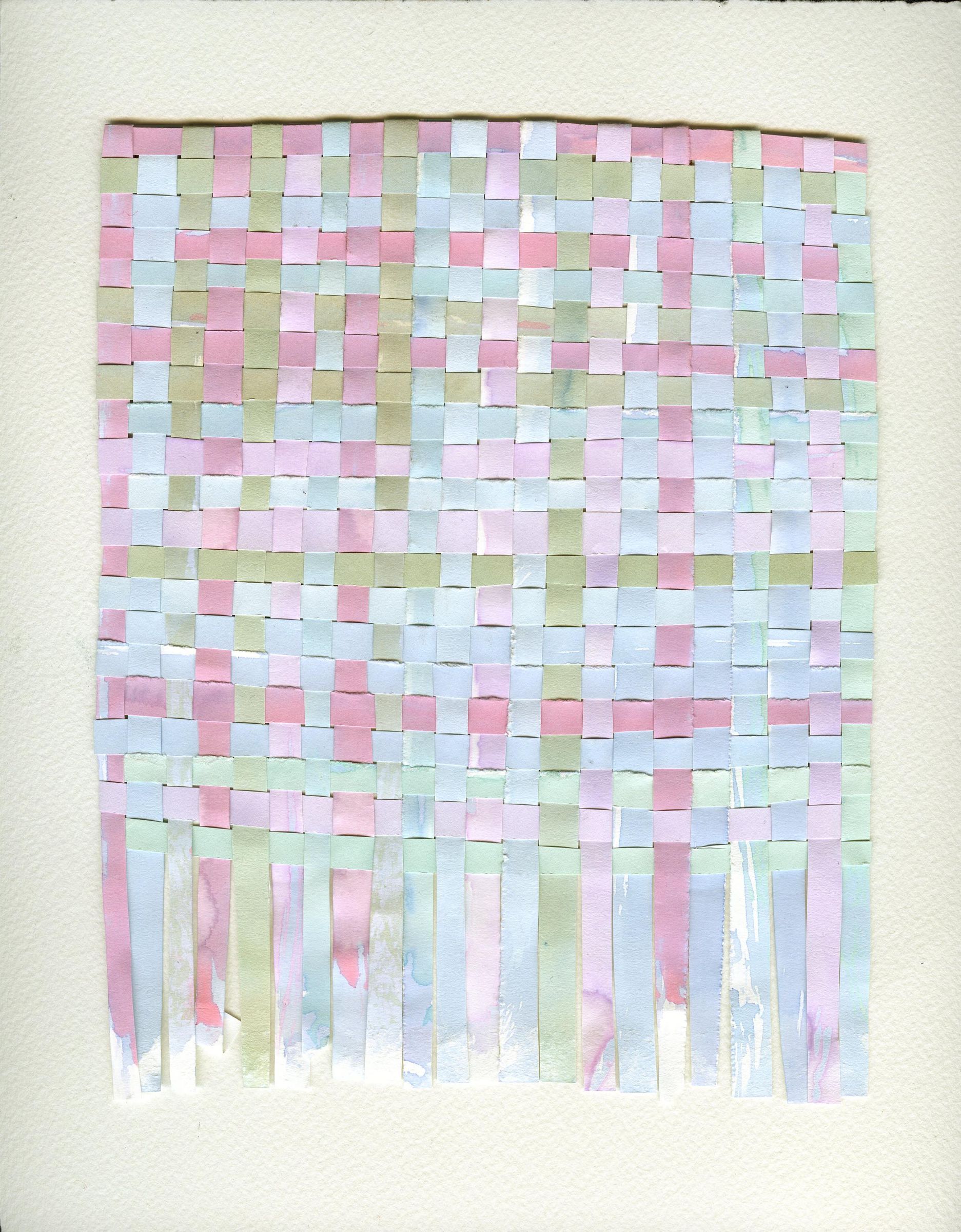 Homemade Litmus Strip Art Weaving
