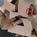 Chair Cushion Using Sponges From Packaging Boxes