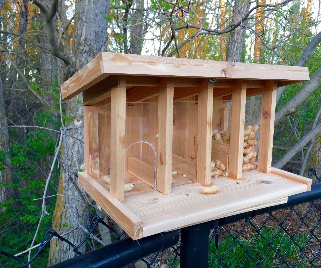 Mid-Century Modern Squirrel Feeder