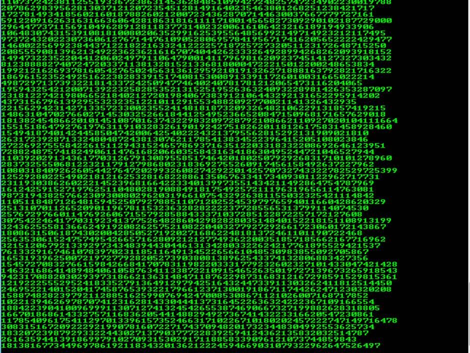 Cool matrix infinite number batch programming.