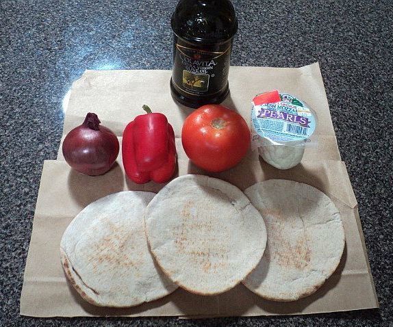 Whole Wheat Pita Pizza
