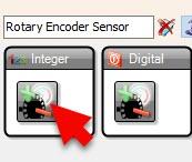 In Visuino Add & Set Components