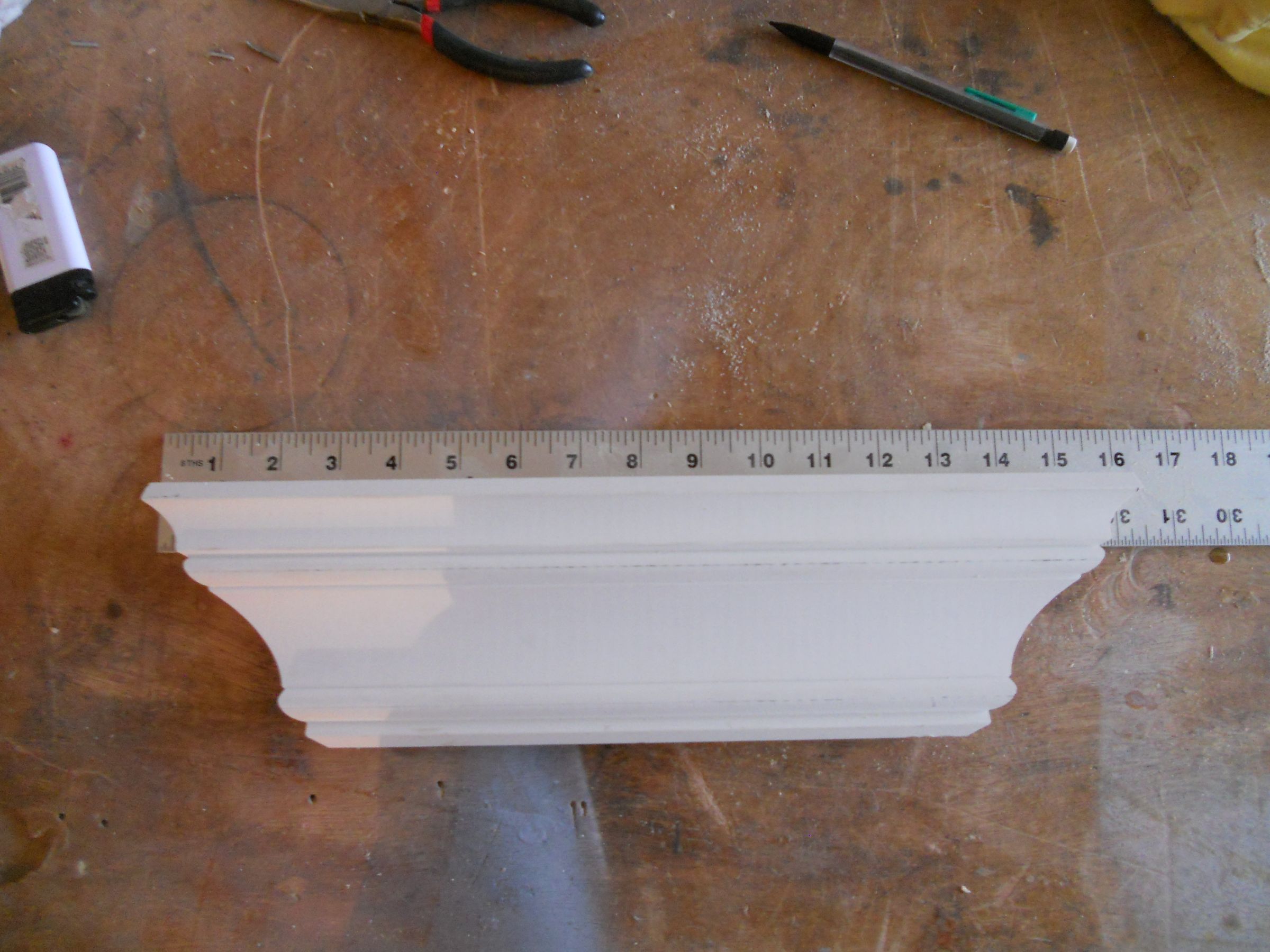Make a Crown Molding Shelf (Picture Ledge) : 5 Steps (with Pictures ...