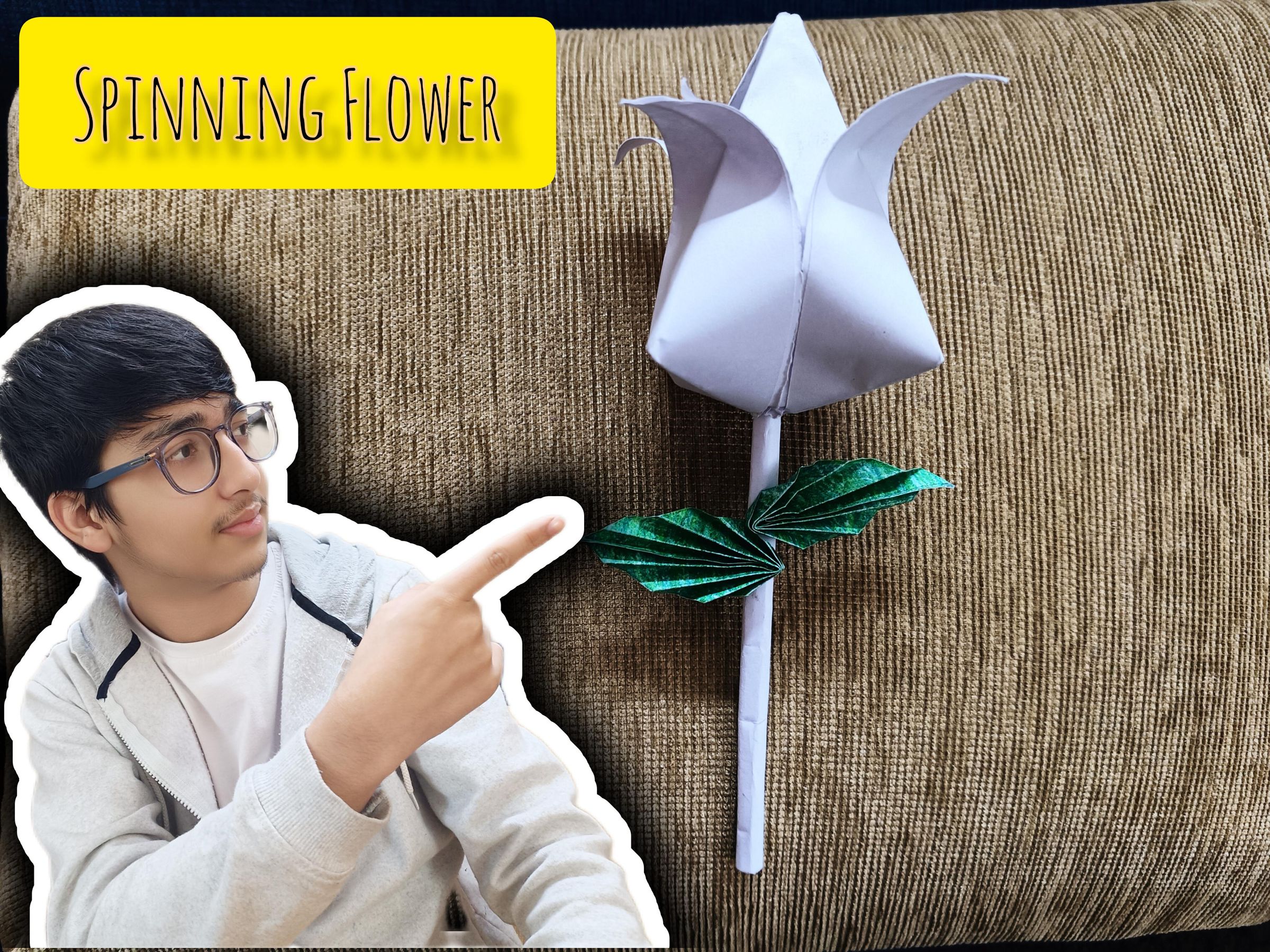 Blow the Spinning Flower!... 23 Steps (with Pictures) Instructables