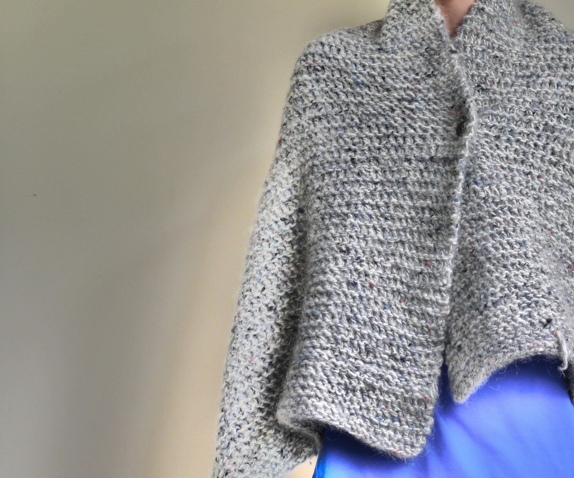 Knitted Scarf/Poncho 