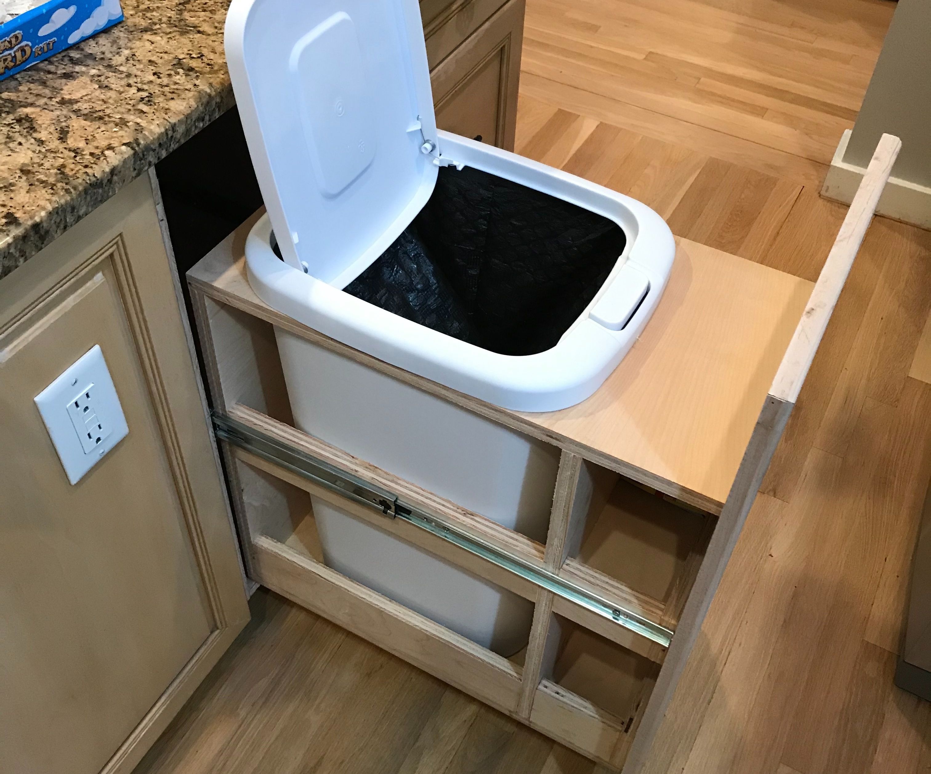 Cabinet for Kitchen Trash Barrel