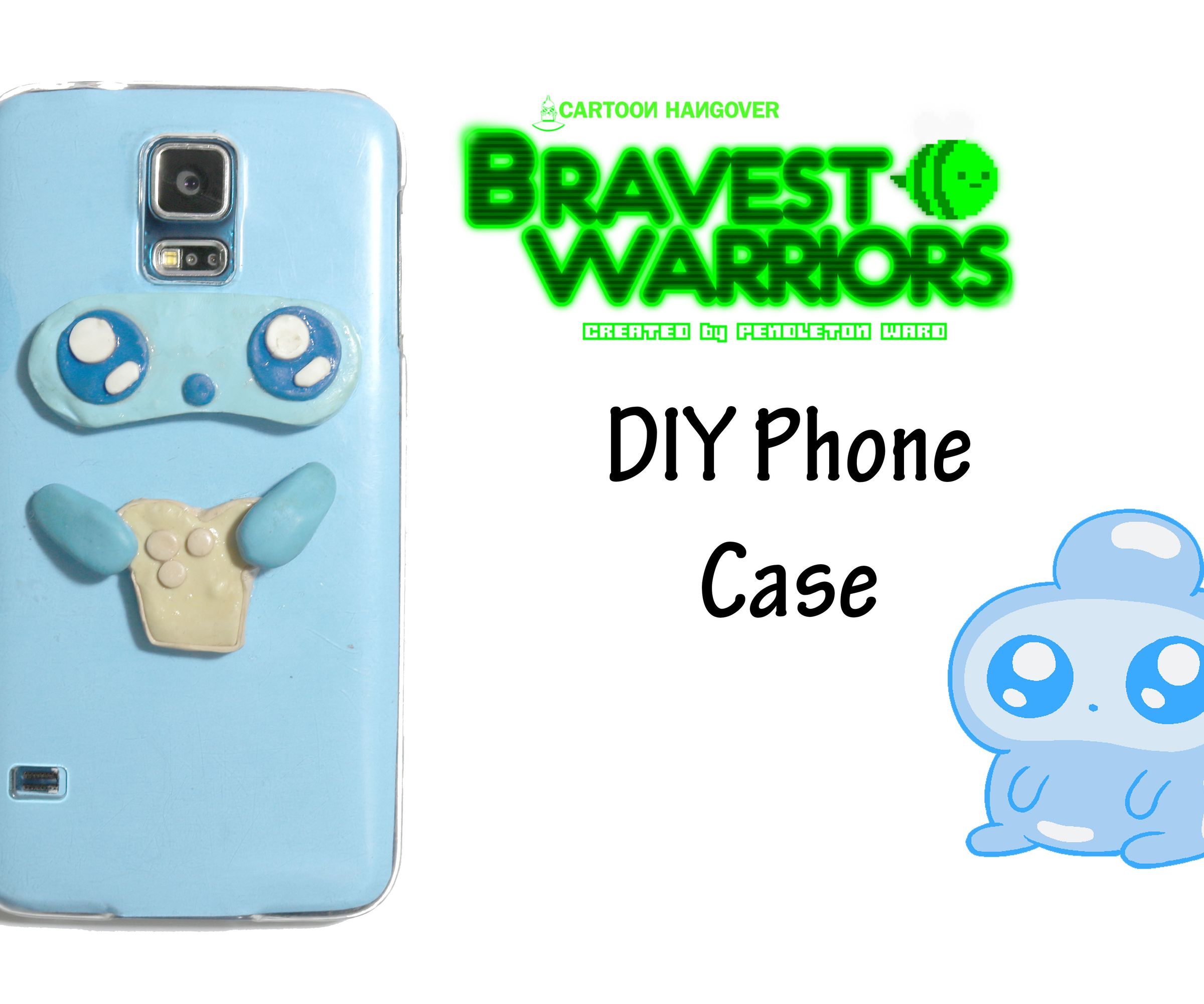 Bravest Warriors DIY Jelly Kid Phone Case -Fimo Polymer Clay