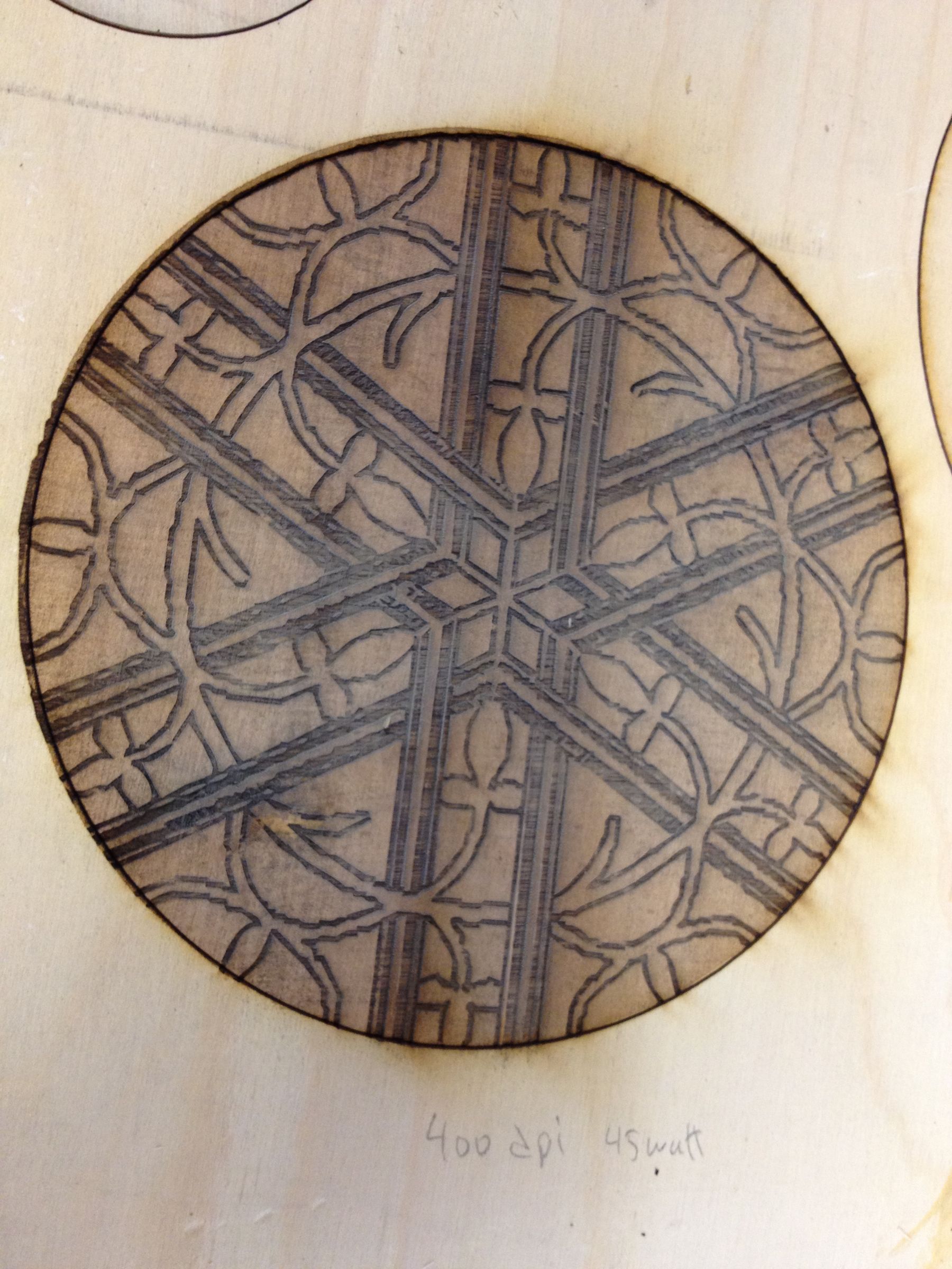 Making a Trivet on the Laser Cutter