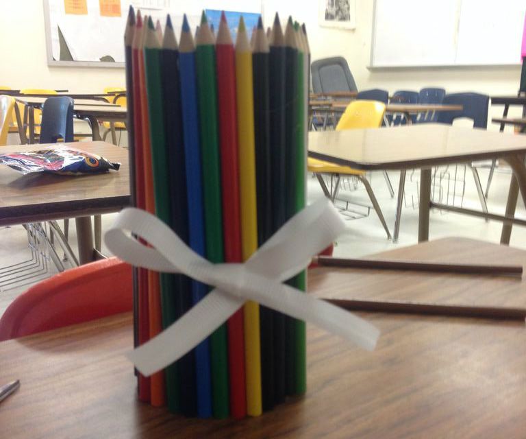 Color Pencil Vase