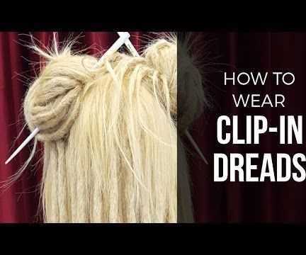How to Install a Dreadlock Clip Set