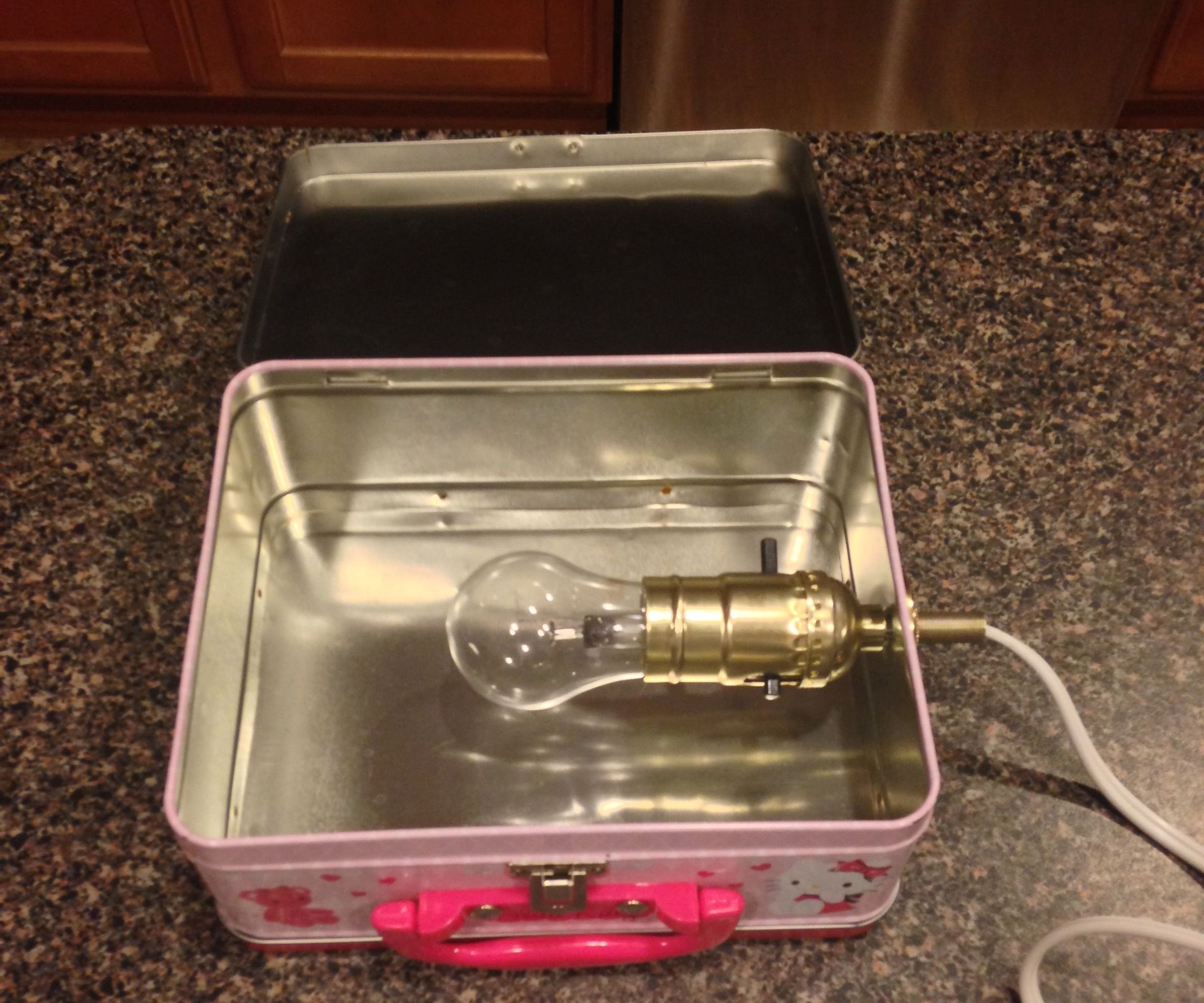 Off Grid Chicken Water Heater and Light