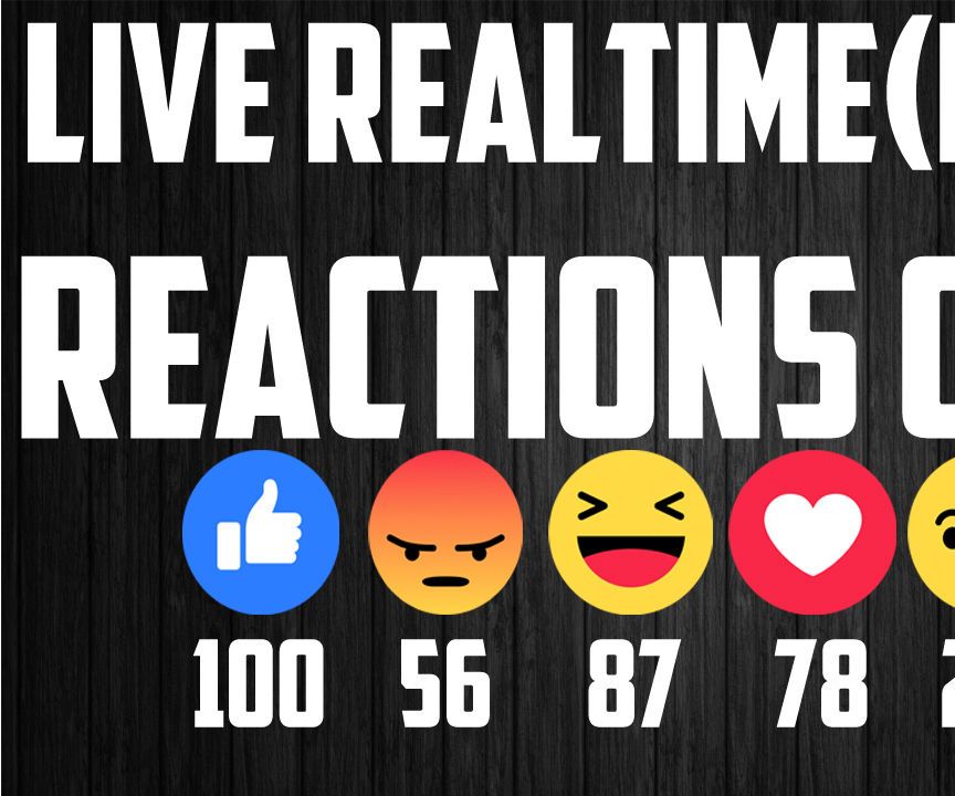 Facebook Live Voting (Real-Time Reaction) Counting Using OBS