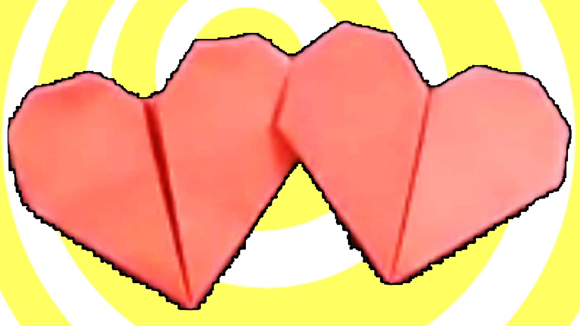 Origami Double Heart - Video Tutorial