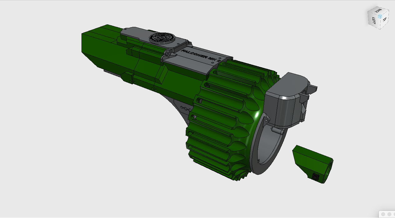 3D Printable Nerf-Style Gauntlet: Falconer MK II : 4 Steps - Instructables