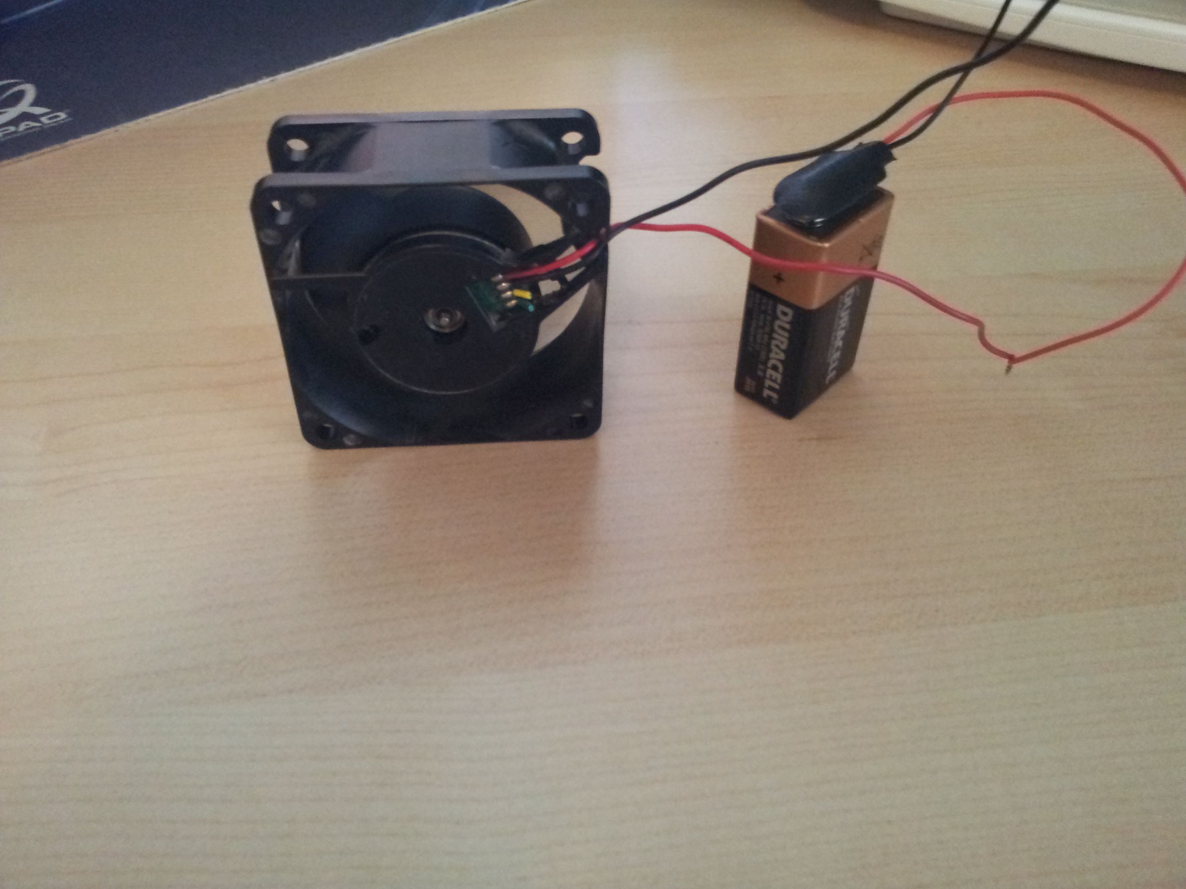 Building a portable fan