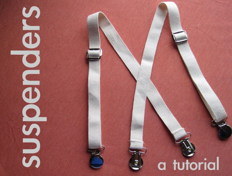 Dapper Dandy Suspenders {in Ten Minutes!}