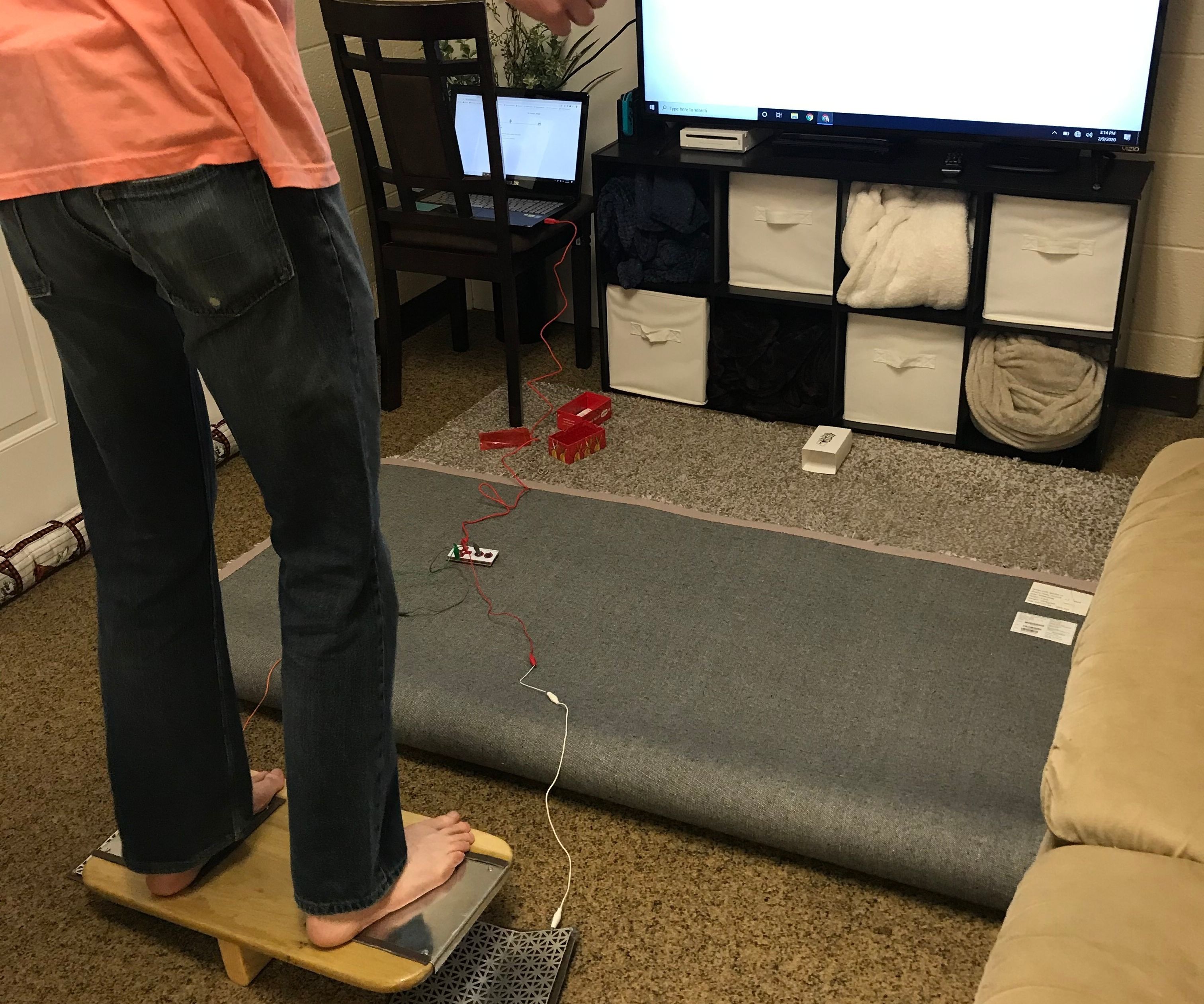 Makey-Saurus Rex - Makey Makey Balance Board