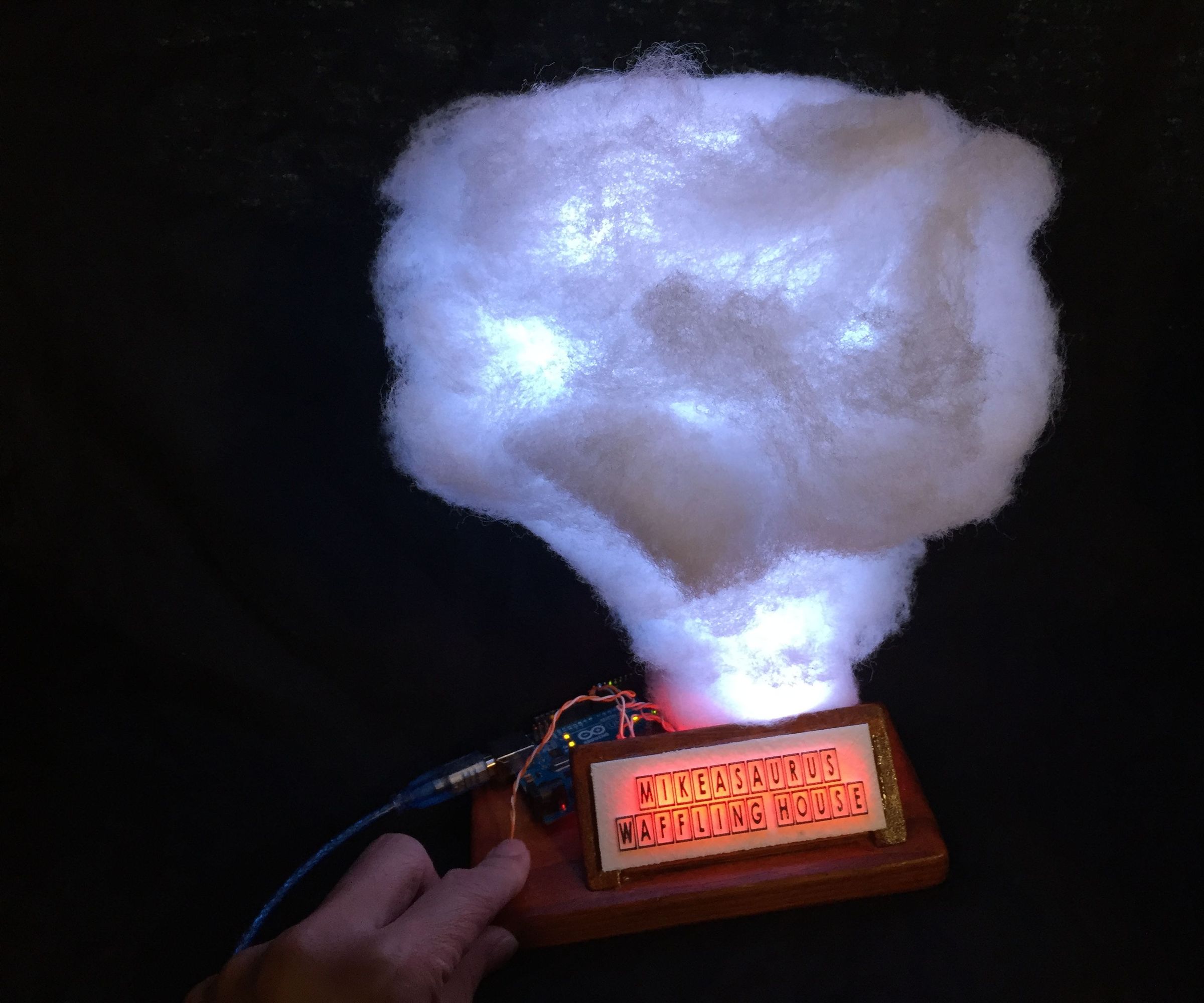Atomic Mushroom Cloud Lamp