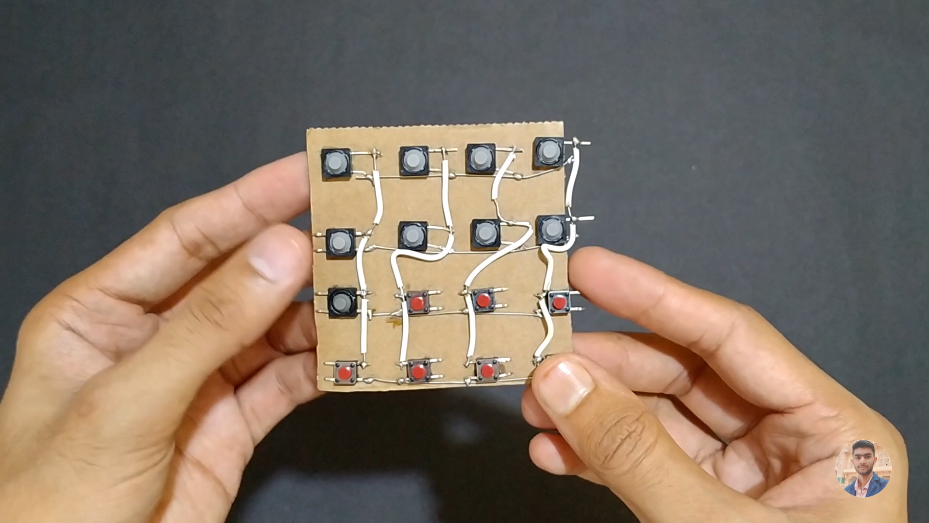 Making Push Buttons KeyPad :