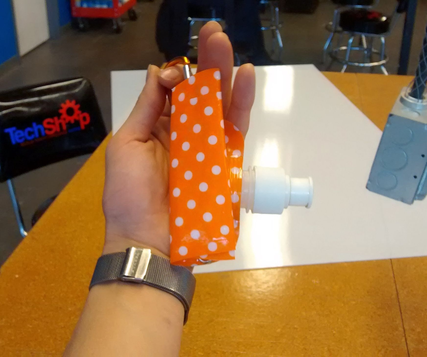 Foldable Carabiner Water Bottle - Made @TechShop!