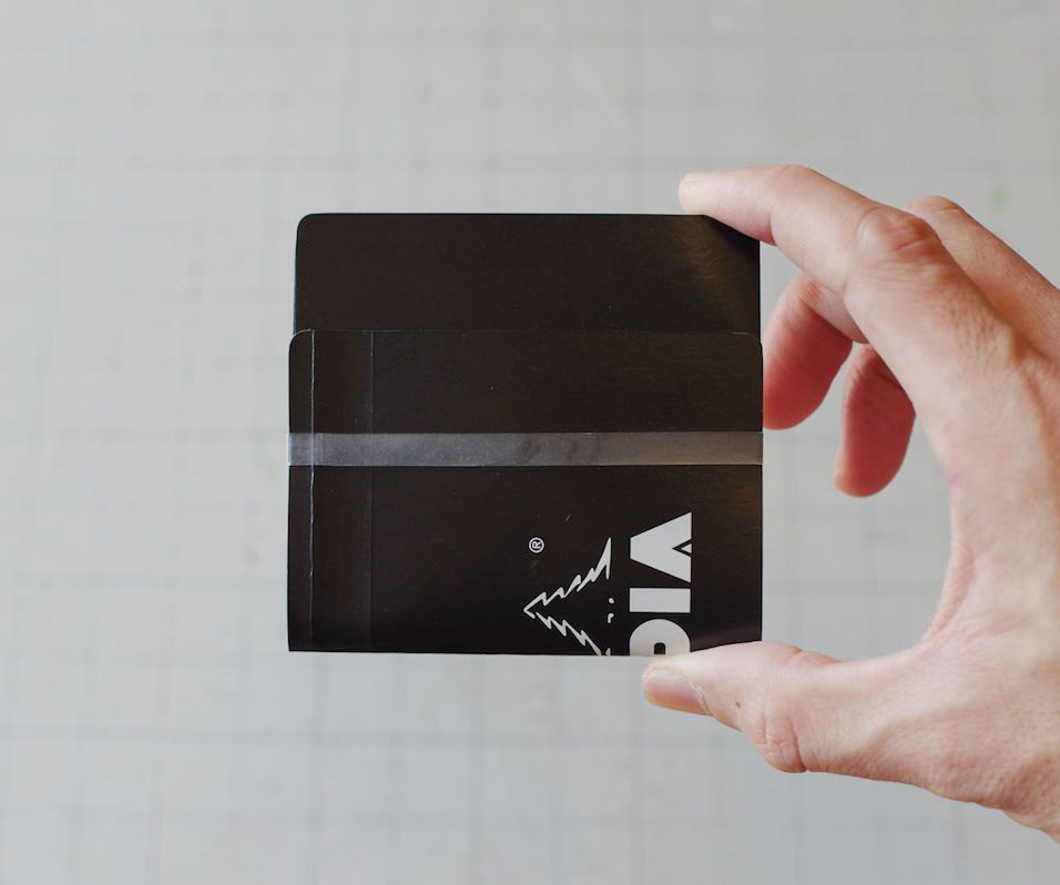 Upcycled Paper Slim Wallet (Solid Design Without Adhesive or Stitching)