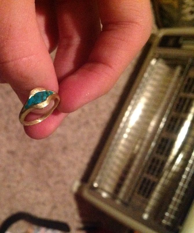 Cheap and Easy, Old to New Ring (with Inlay)