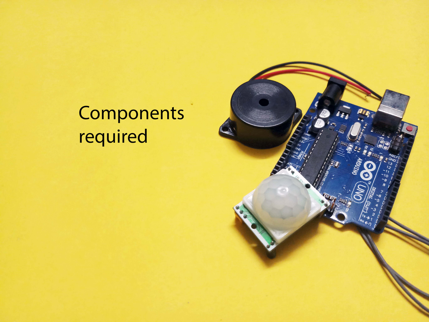 PIR Controlled Buzzer Using Arduino : 5 Steps - Instructables
