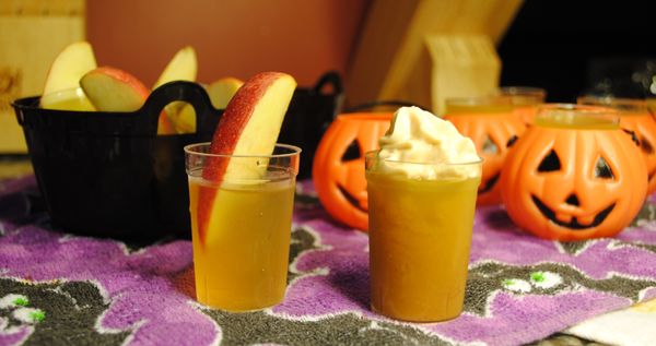 Bobbing for Apples & Jack 'O Lantern Jello Shots