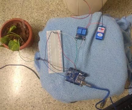 Self Watering System for Plants Using Arduino UNO