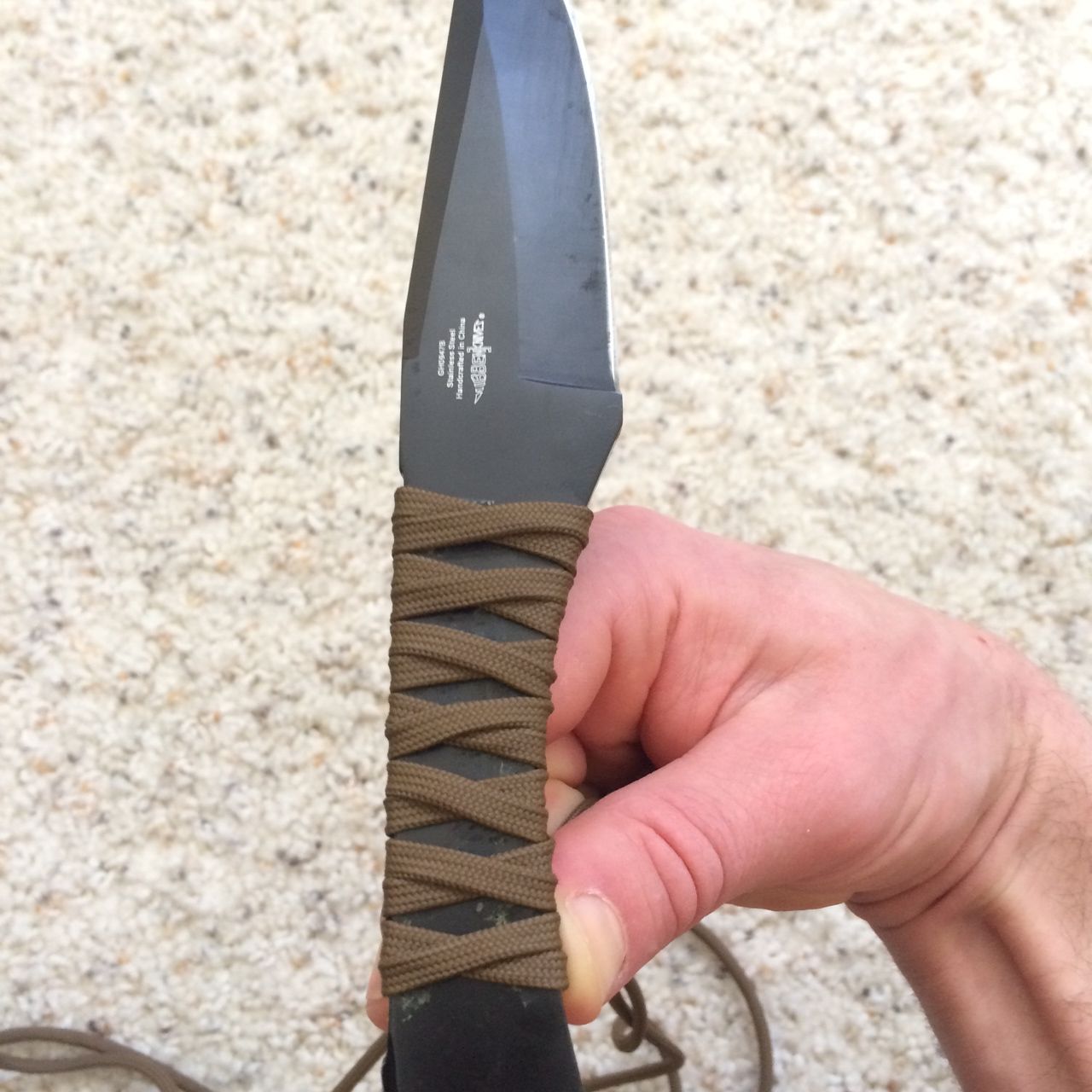 Paracord Knife Handle 4 Steps Instructables