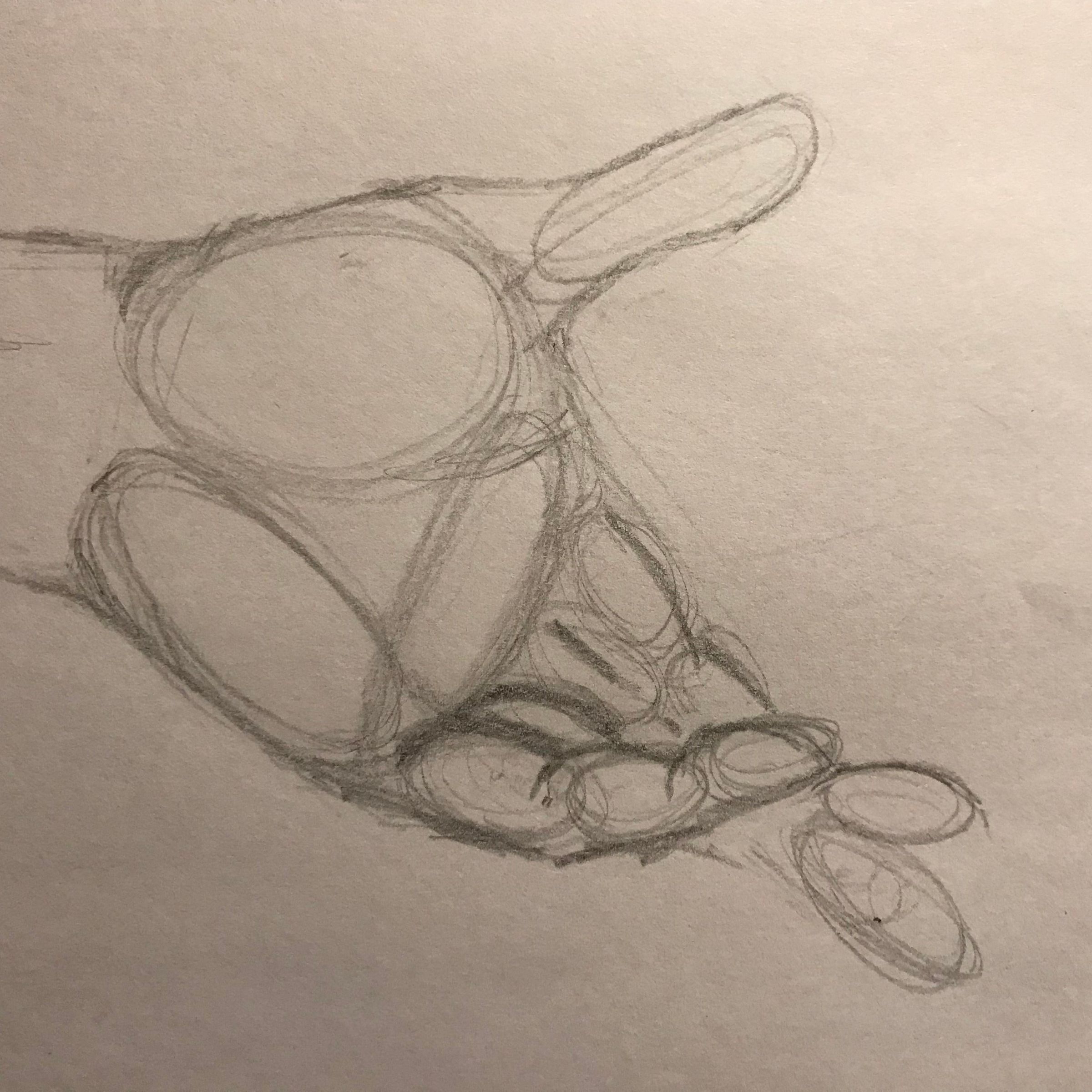 Sketching a Decent Hand : 9 Steps - Instructables, image size:1024x1024