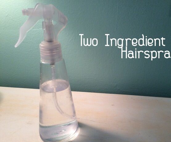 Two Ingredient Hairspray