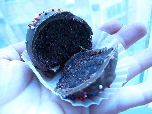 Chocolate Cake Truffles