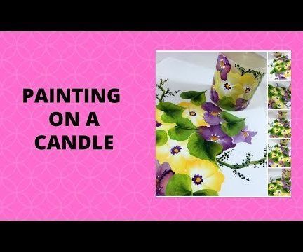 PAINTING ON a CANDLE