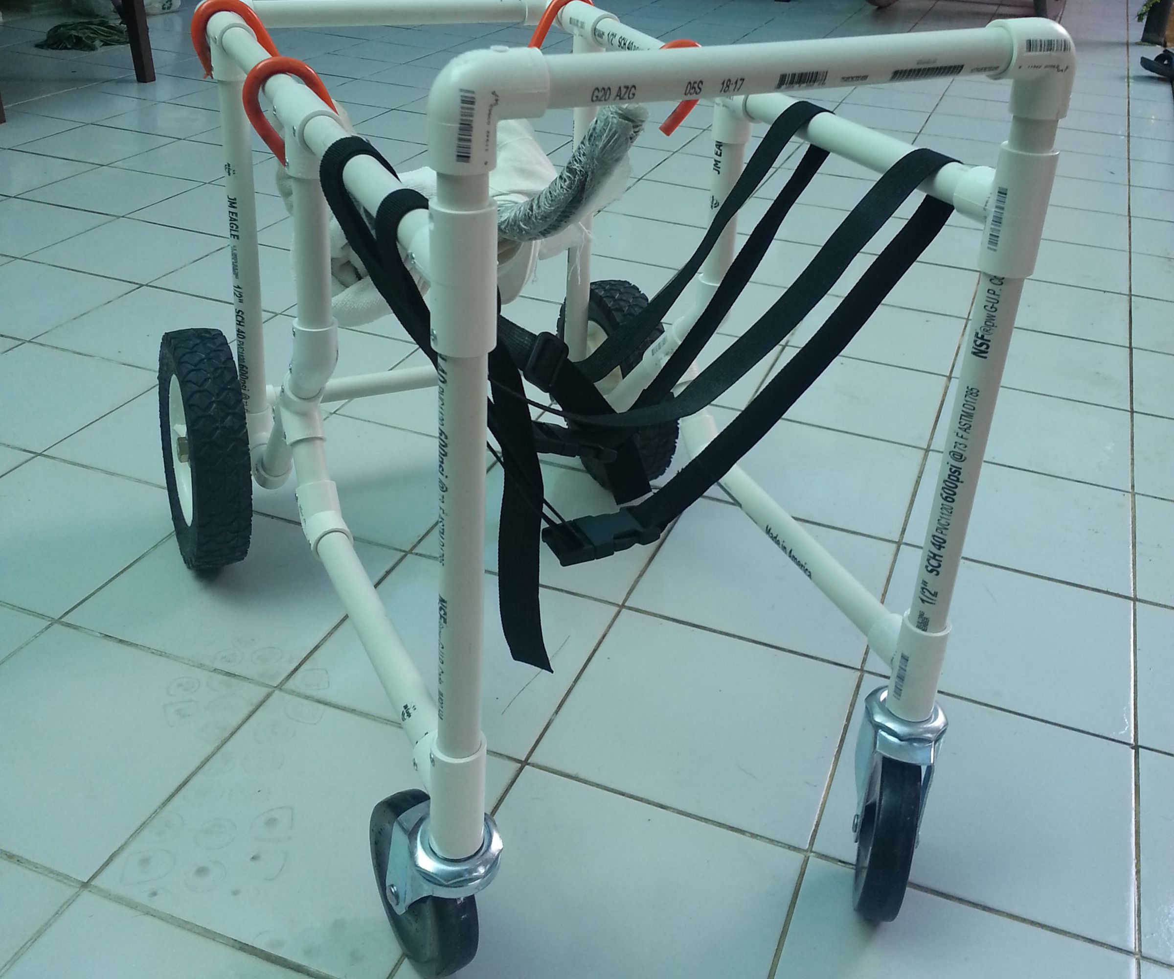 PVC Whole Body Dog Wheel-chair