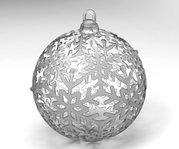 Winter Snowflakes: Holiday Ornament