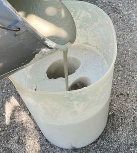 Prepare & Pouring the Cement