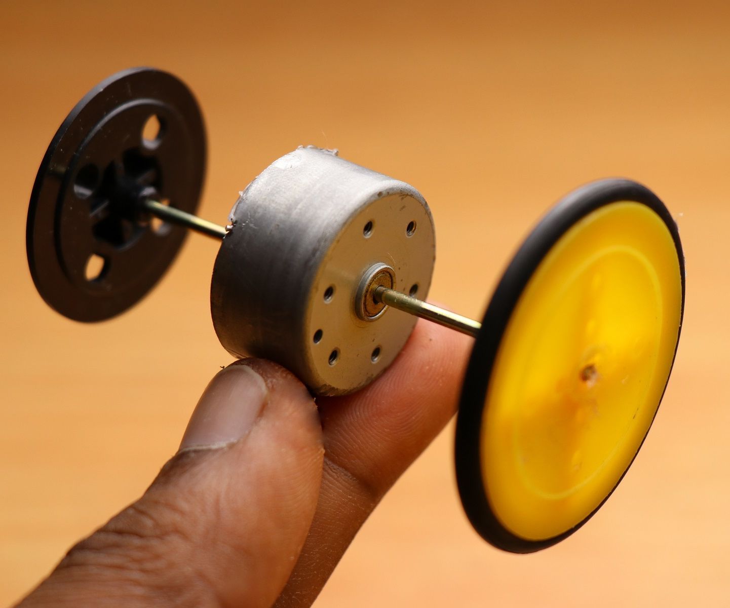 How to Make Double Shaft DC MOTOR