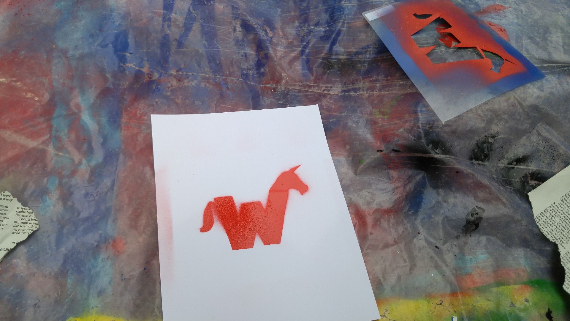 How to Make Great Stencils for Spray Paint 4 Steps Instructables
