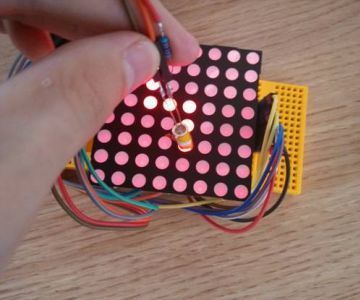 Arduino - Dot Matrix Screen Writing LED