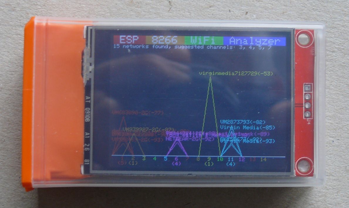 TicTac Super Wifi Analyser, ESP-12, ESP8266 : 5 Steps (with