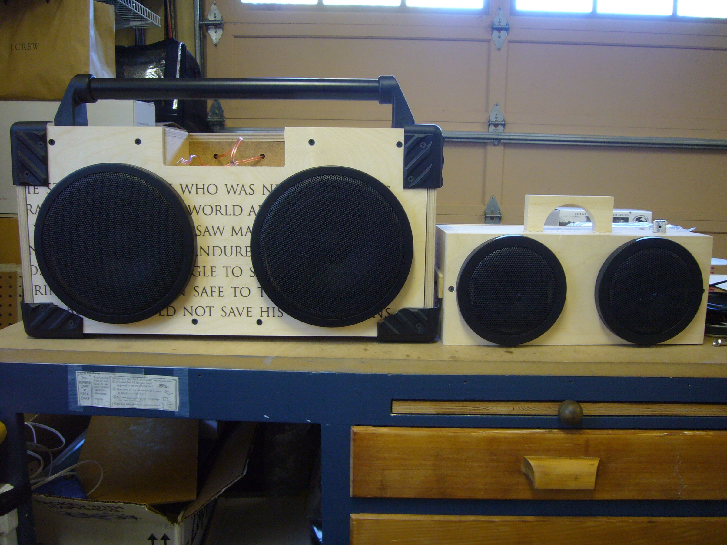 Homemade Boombox Collection