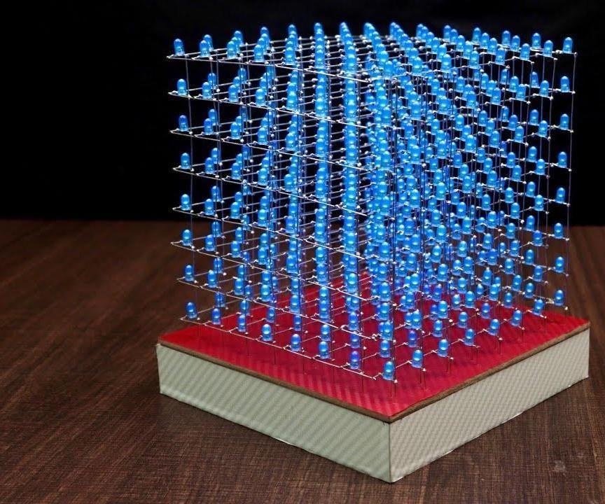 How to Build 8x8x8 LED Cube