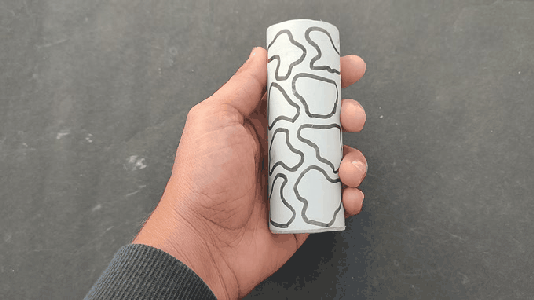 Make Design on PVC Pipe